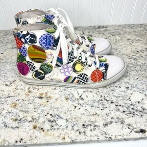 Coach Cardinal Hightops Size 9.5